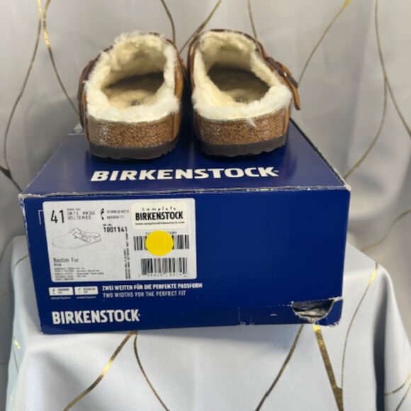 Birkenstock Shearling Boston — Fur Mink (Camel) | Size 41 - Picture 2 of 5
